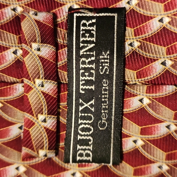 Bijou Terner Silk Patterned Tie - Picture 2 of 2